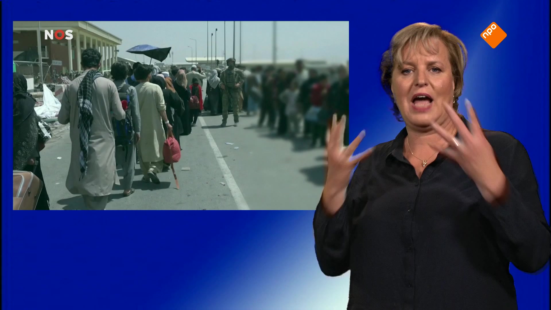 NOS Jeugdjournaal met gebarentolk