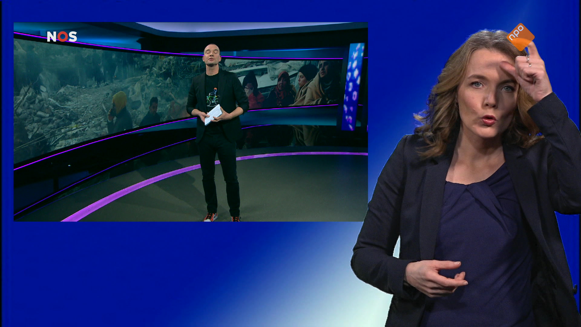 NOS Jeugdjournaal met gebarentaal