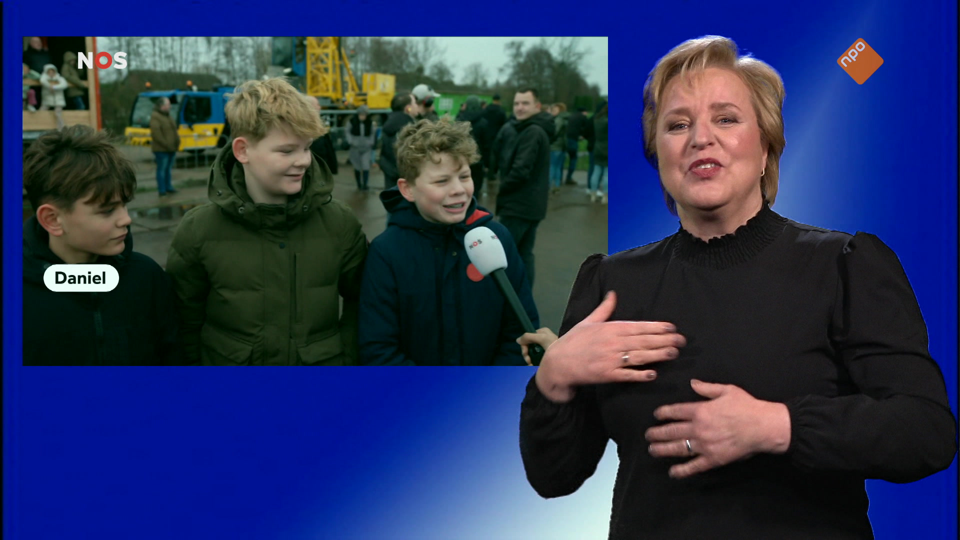 NOS Jeugdjournaal met gebarentaal