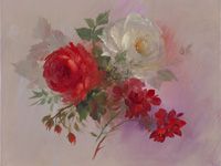 15. Rozen en geraniums