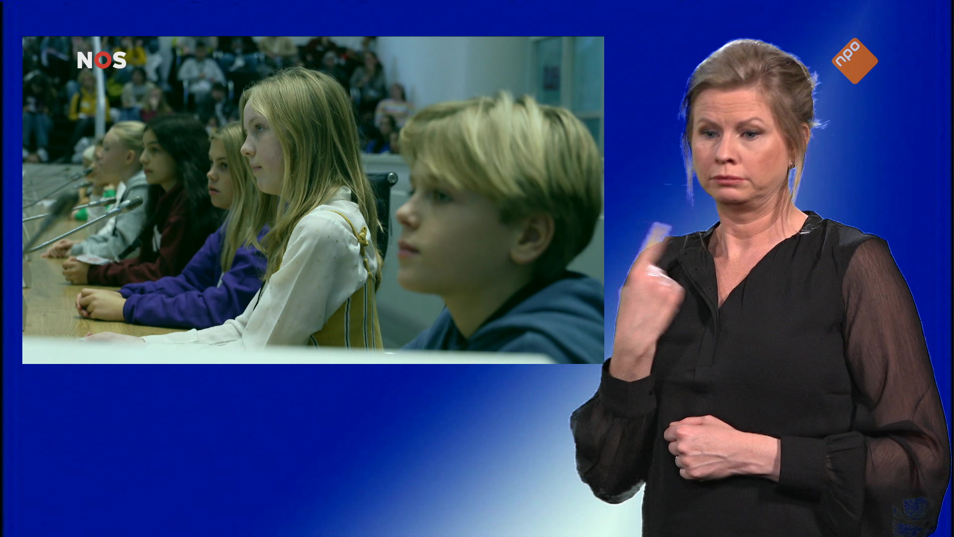 NOS Jeugdjournaal met gebarentaal