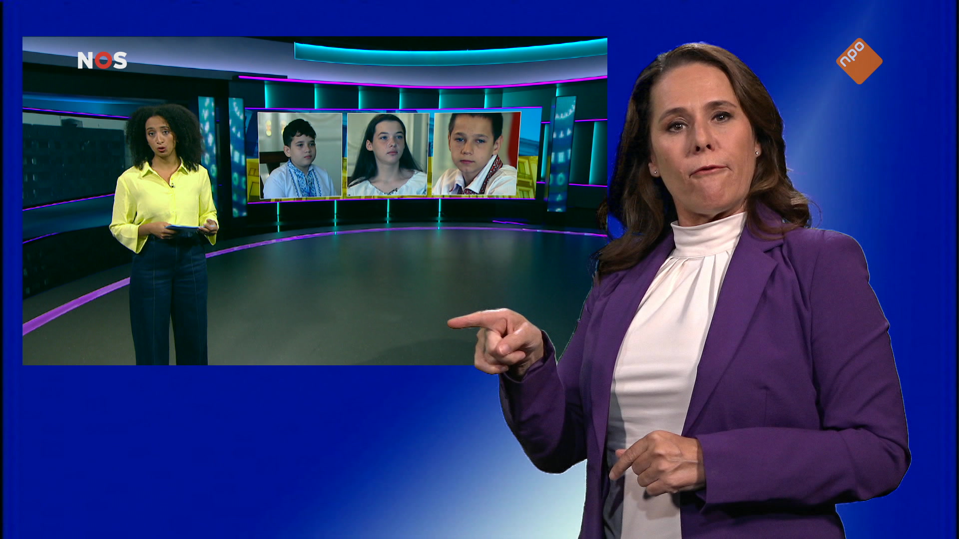 NOS Jeugdjournaal met gebarentaal
