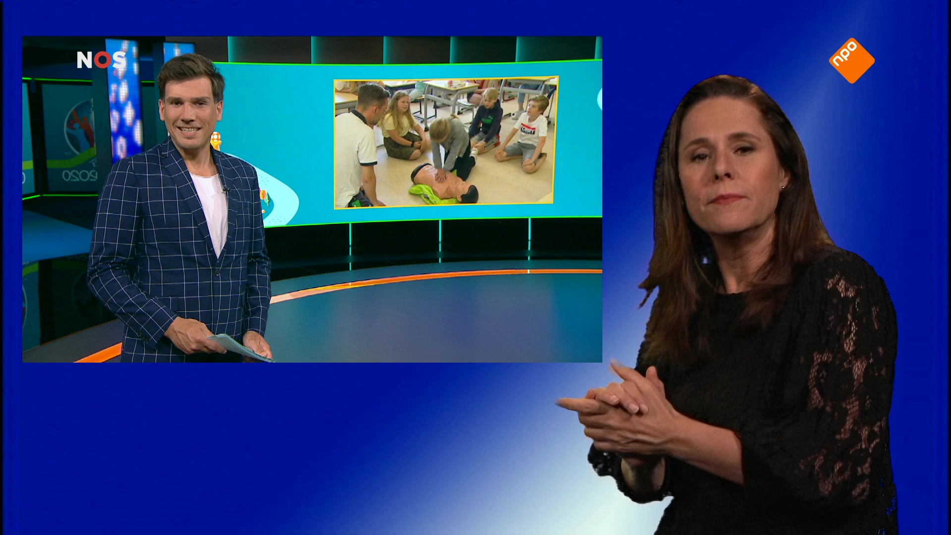 NOS Jeugdjournaal met gebarentolk