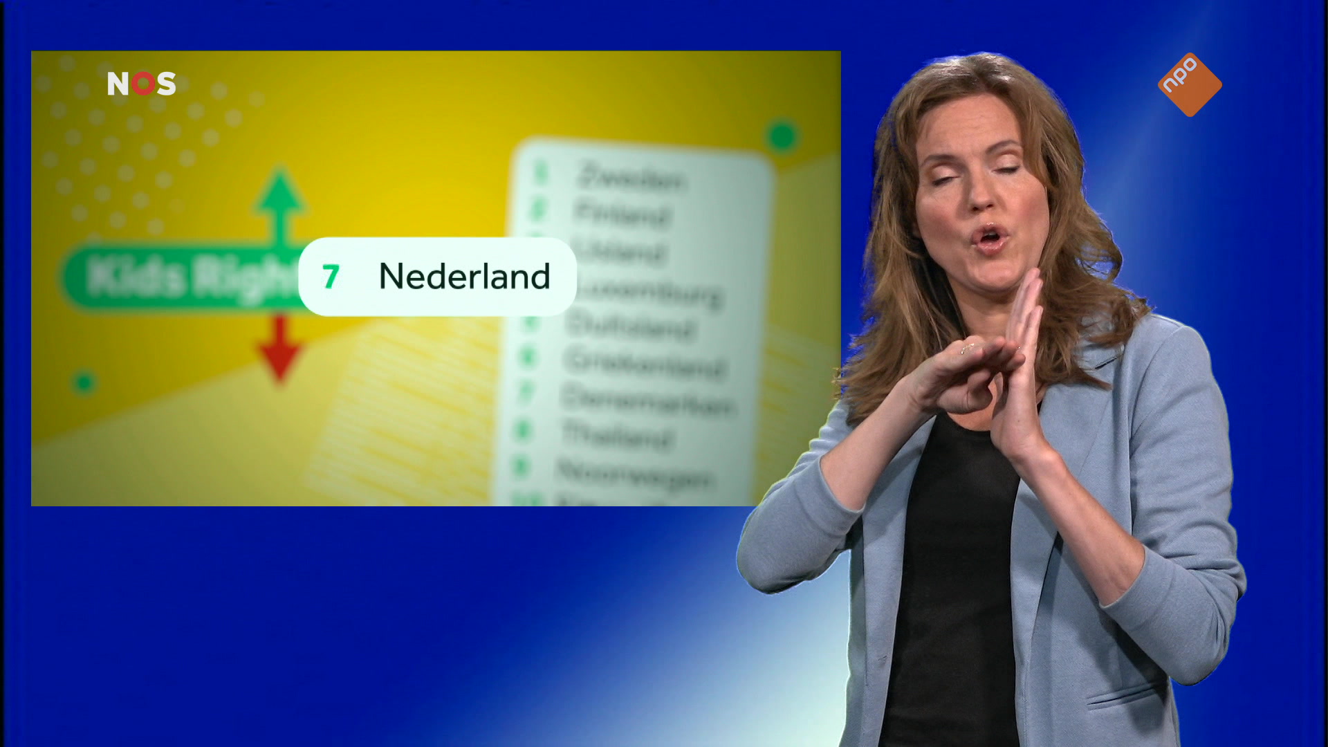 NOS Jeugdjournaal met gebarentaal