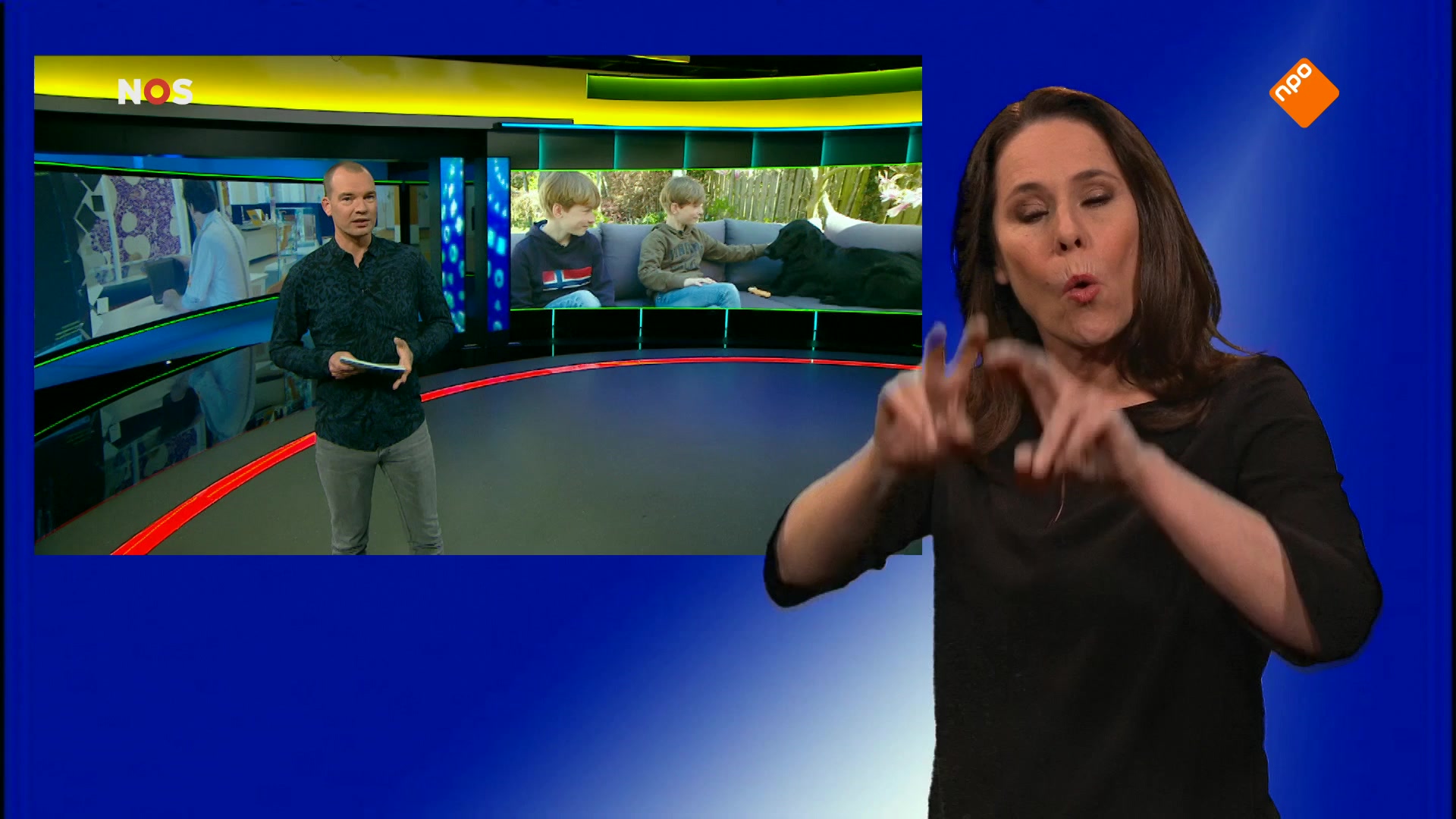 NOS Jeugdjournaal met gebarentolk