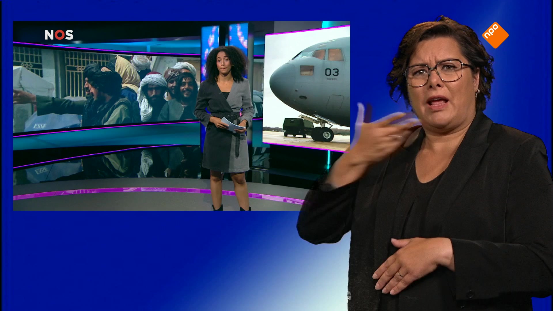 NOS Jeugdjournaal met gebarentolk