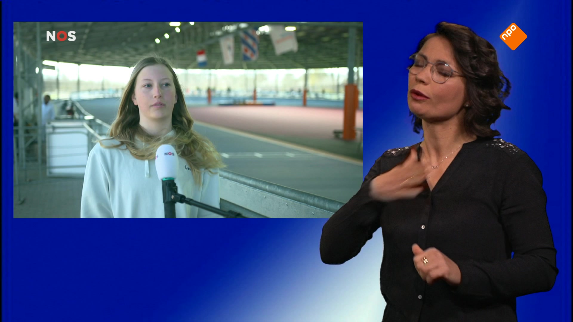 NOS Jeugdjournaal met gebarentolk