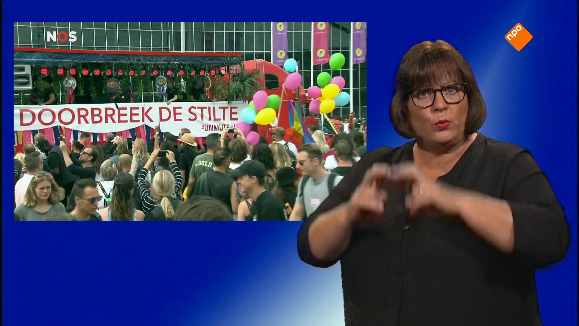NOS Jeugdjournaal met gebarentolk