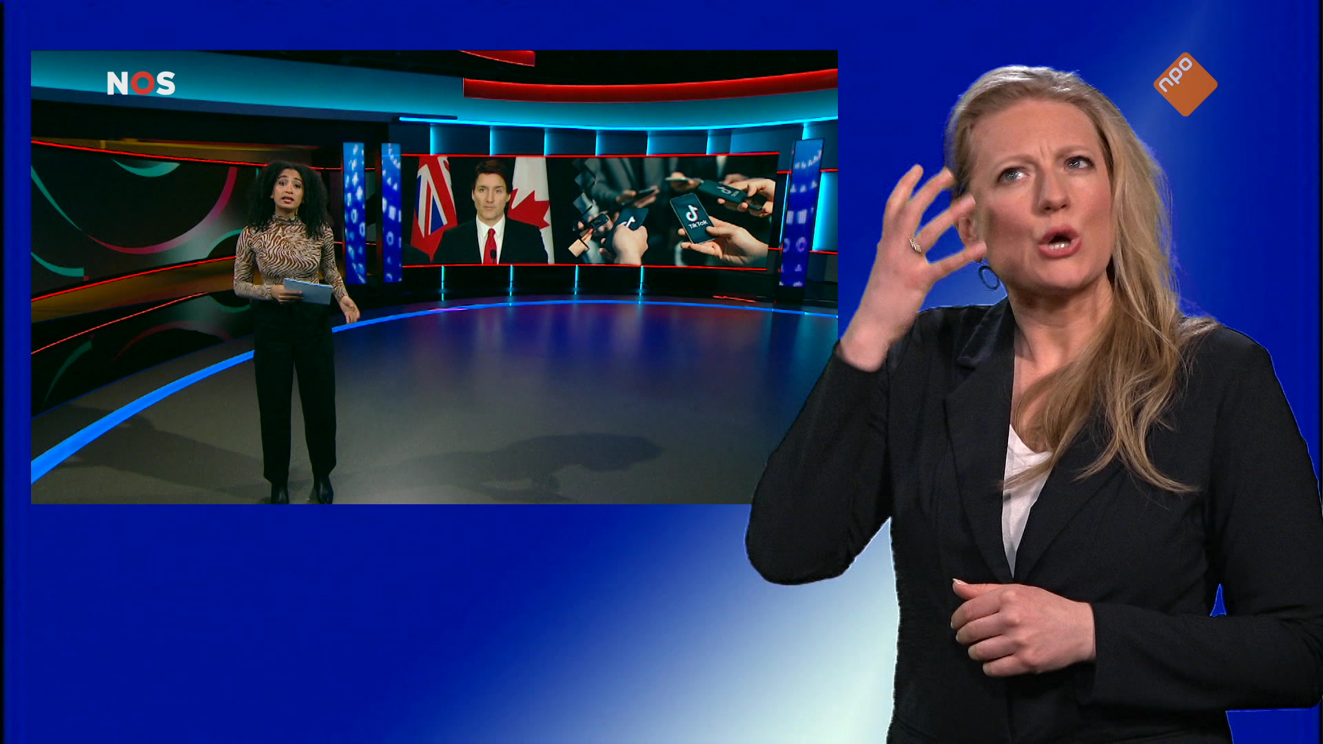 NOS Jeugdjournaal met gebarentaal