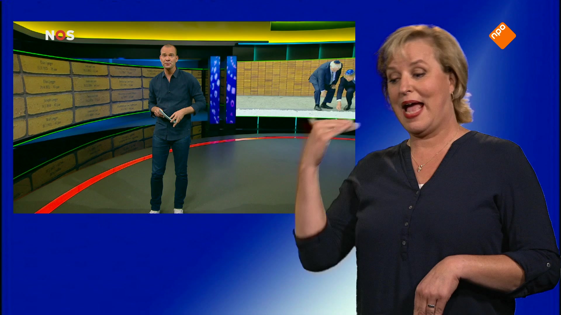 NOS Jeugdjournaal met gebarentolk