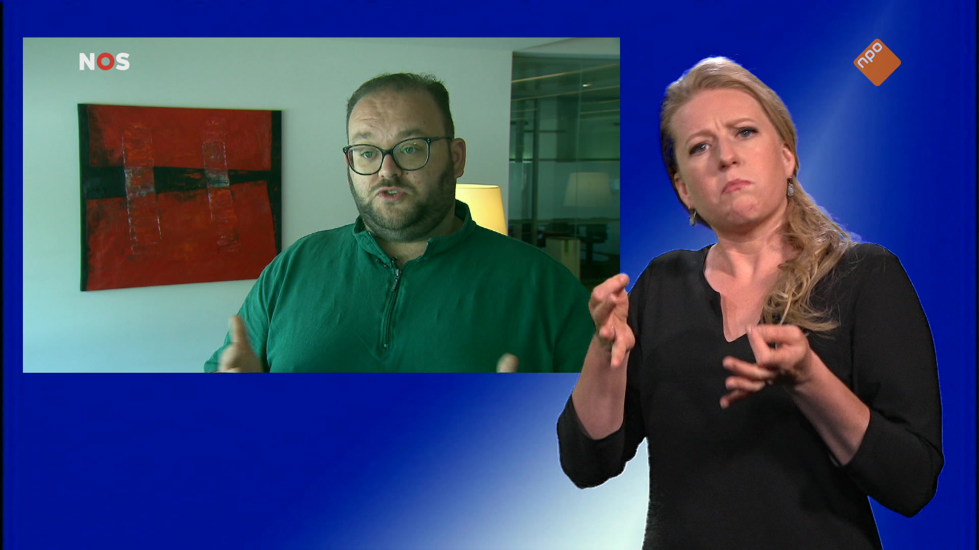NOS Jeugdjournaal met gebarentaal