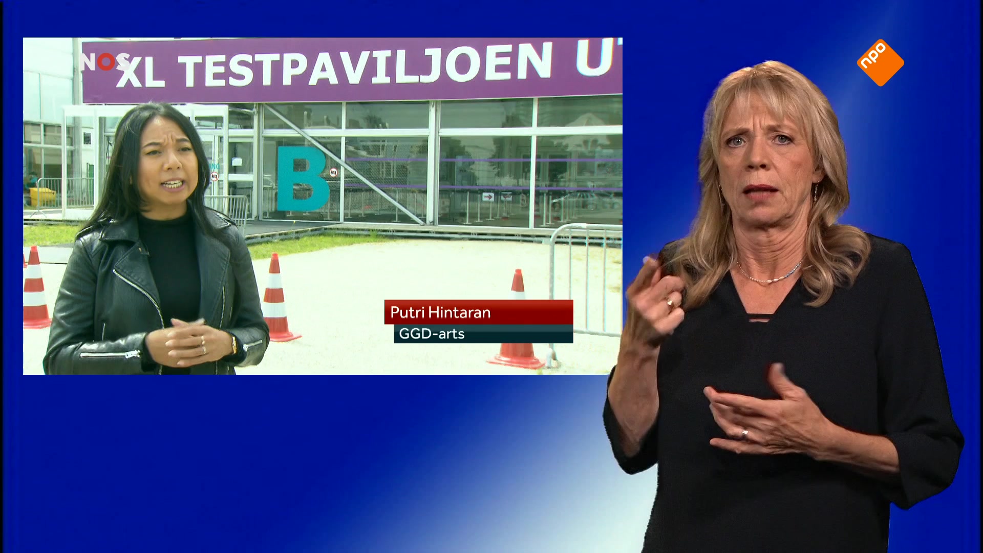 NOS Jeugdjournaal met gebarentolk