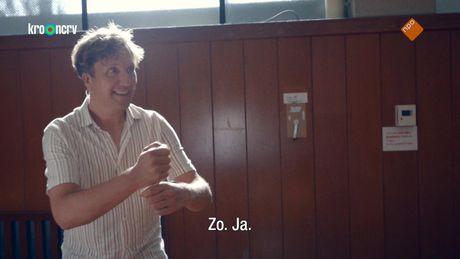 Klaas is voor één dag ruimtegereedschaptechnicus