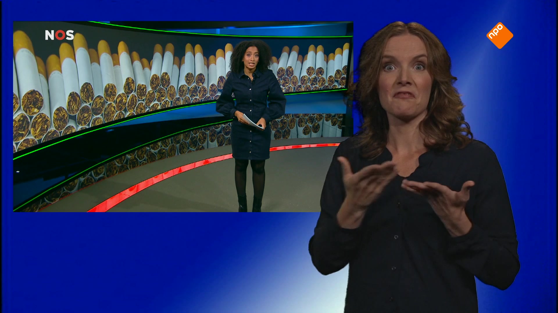 NOS Jeugdjournaal met gebarentolk