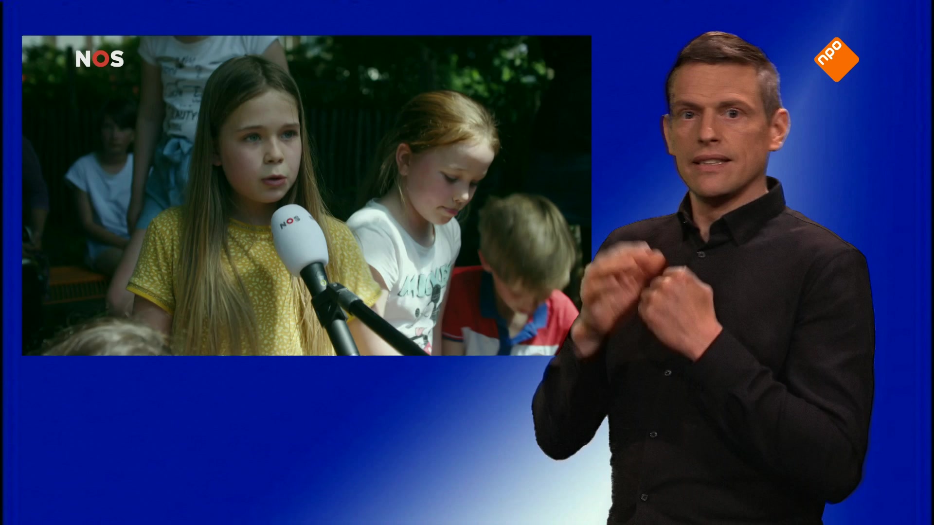 NOS Jeugdjournaal met gebarentolk
