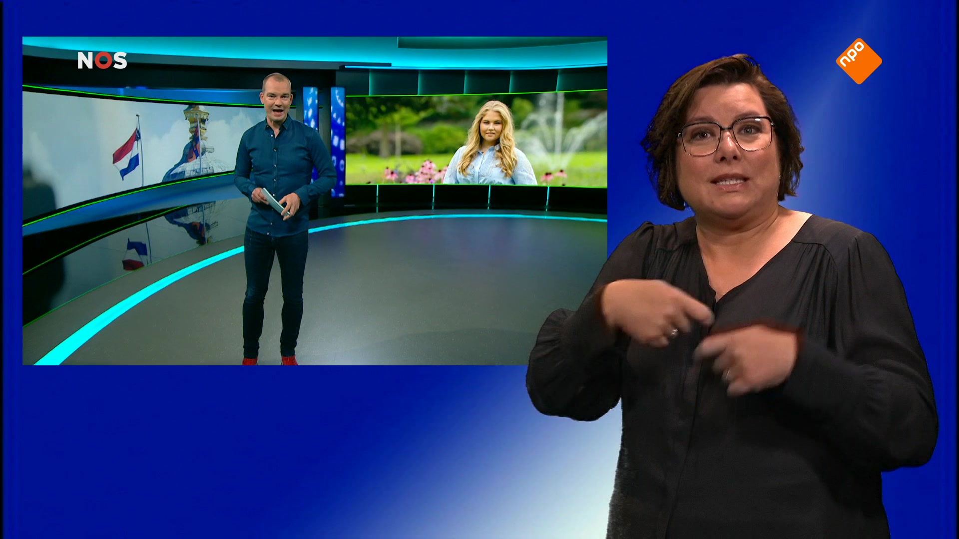 NOS Jeugdjournaal met gebarentolk