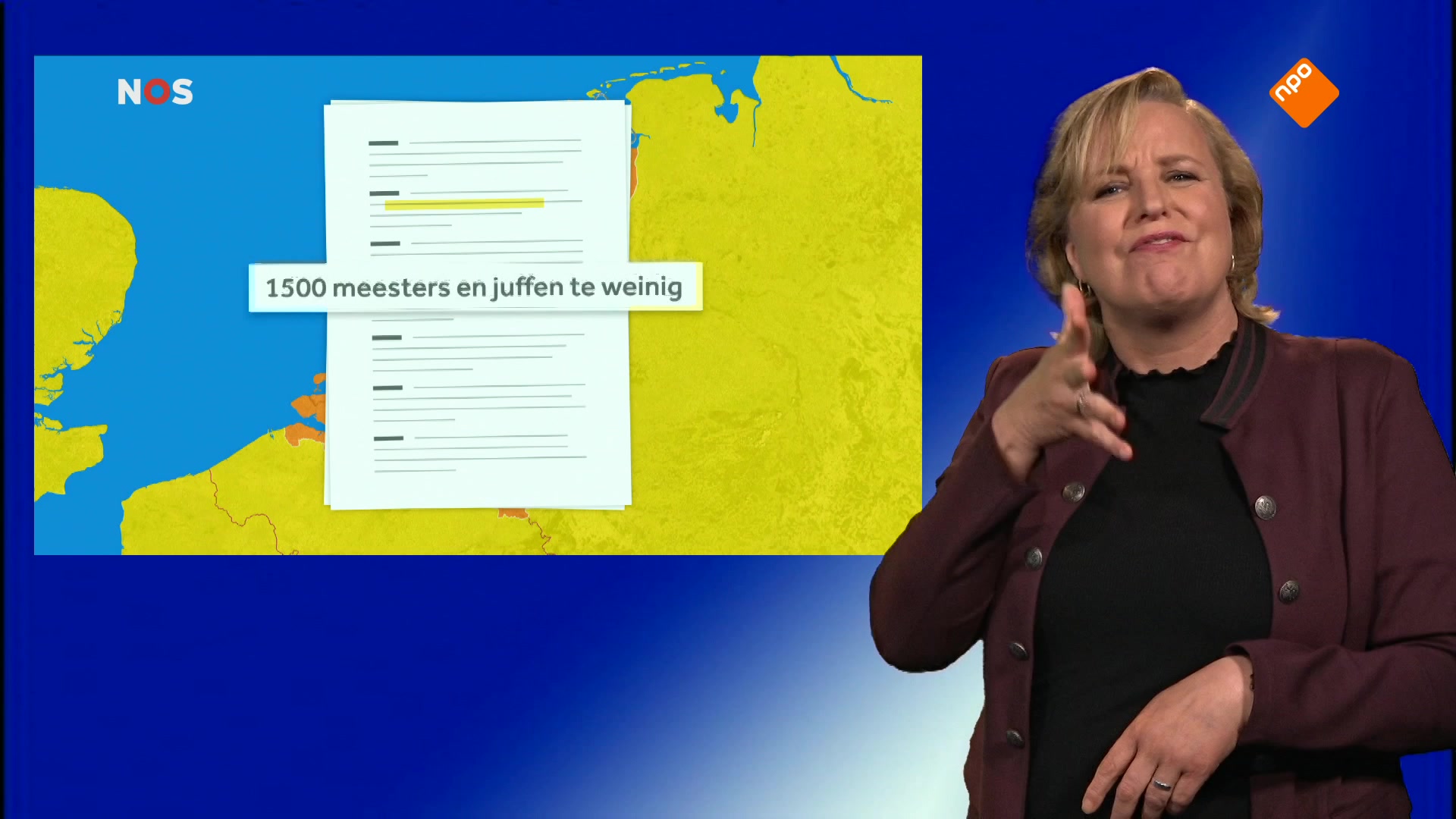 NOS Jeugdjournaal met gebarentolk
