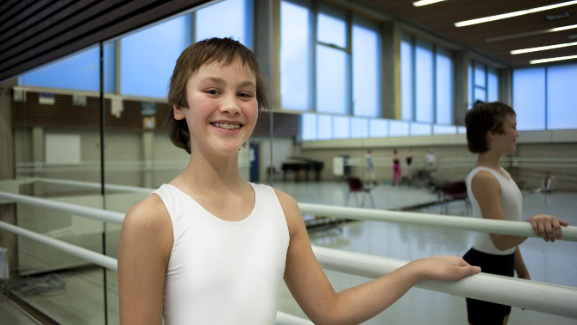 Balletdanser Rodriquez en Hans van Manen