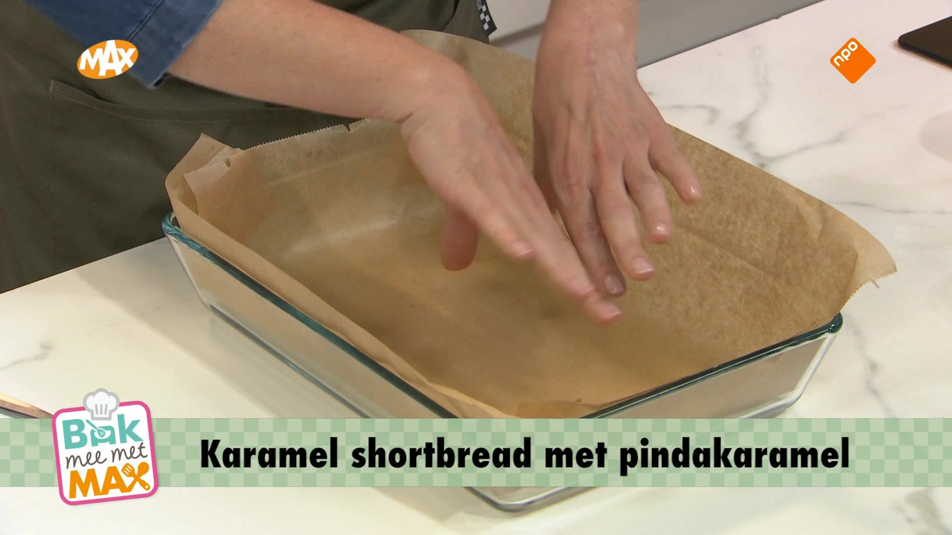 Karamel shortbread met pindakaaskaramel
