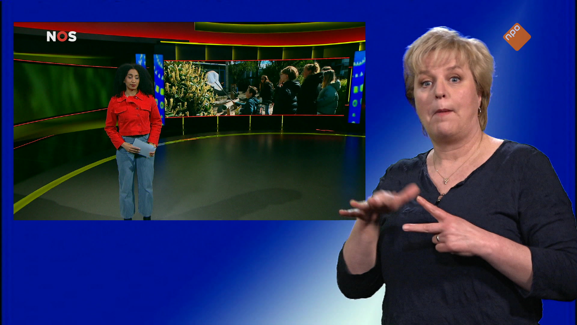 NOS Jeugdjournaal met gebarentaal