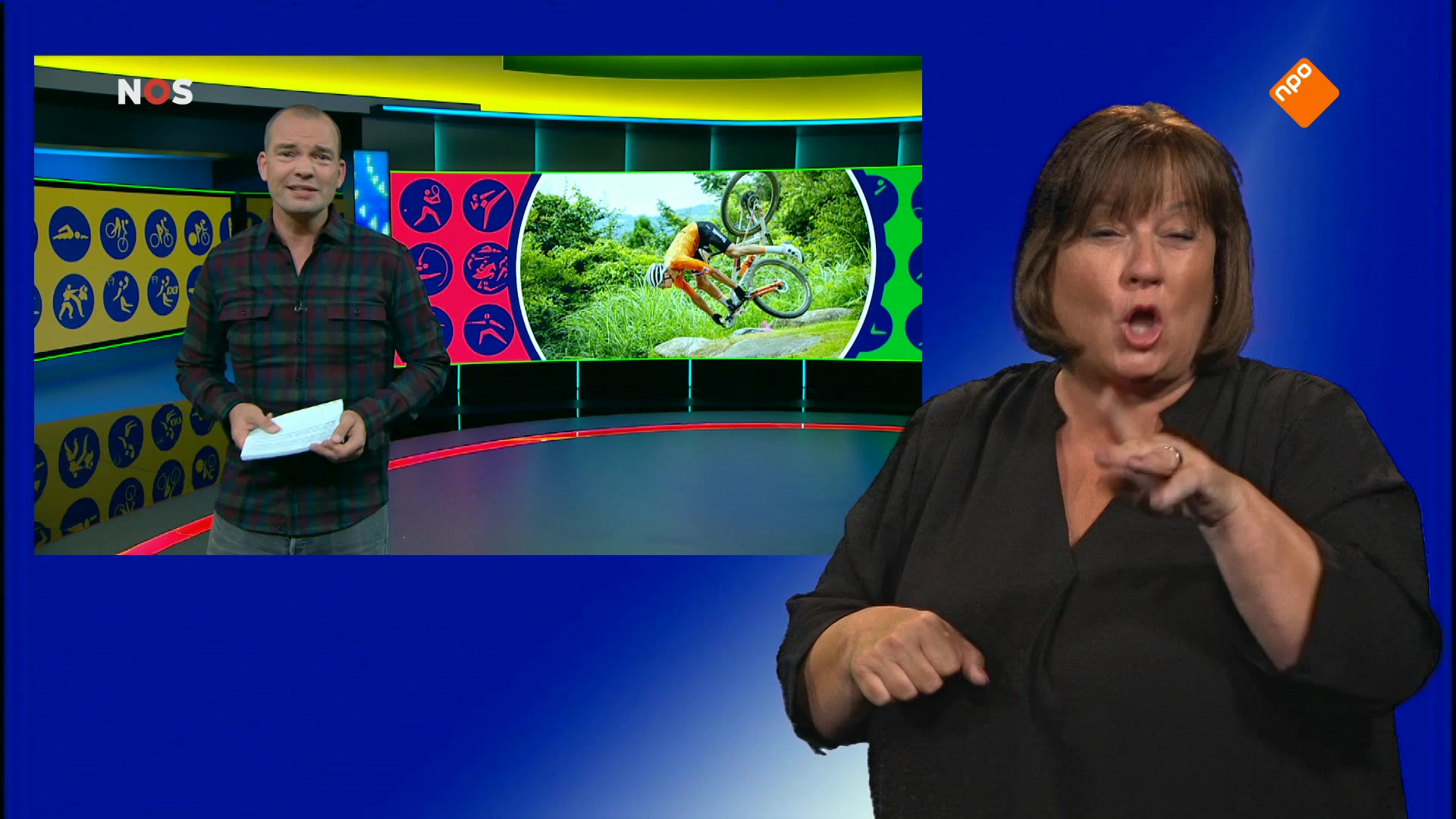 NOS Jeugdjournaal met gebarentolk