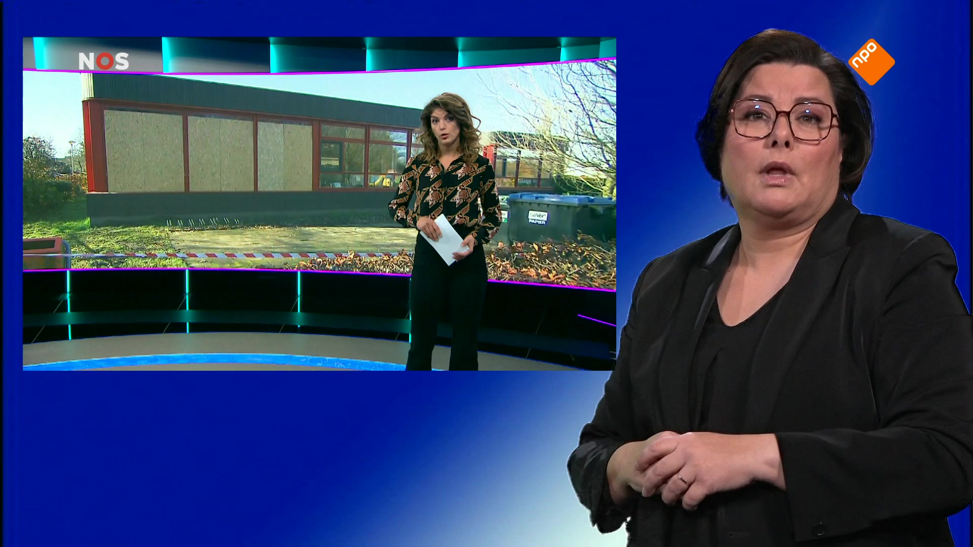 NOS Jeugdjournaal met gebarentolk