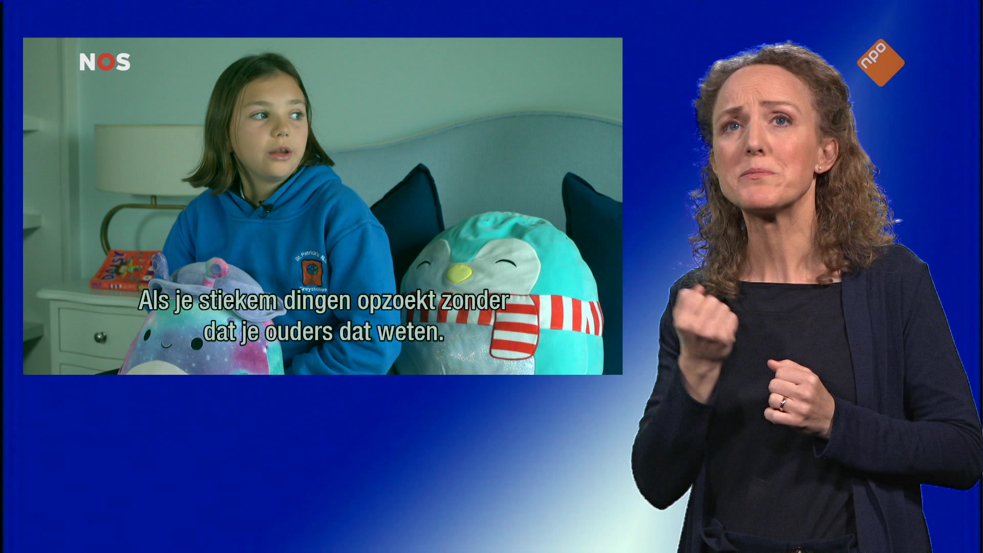 NOS Jeugdjournaal met gebarentaal