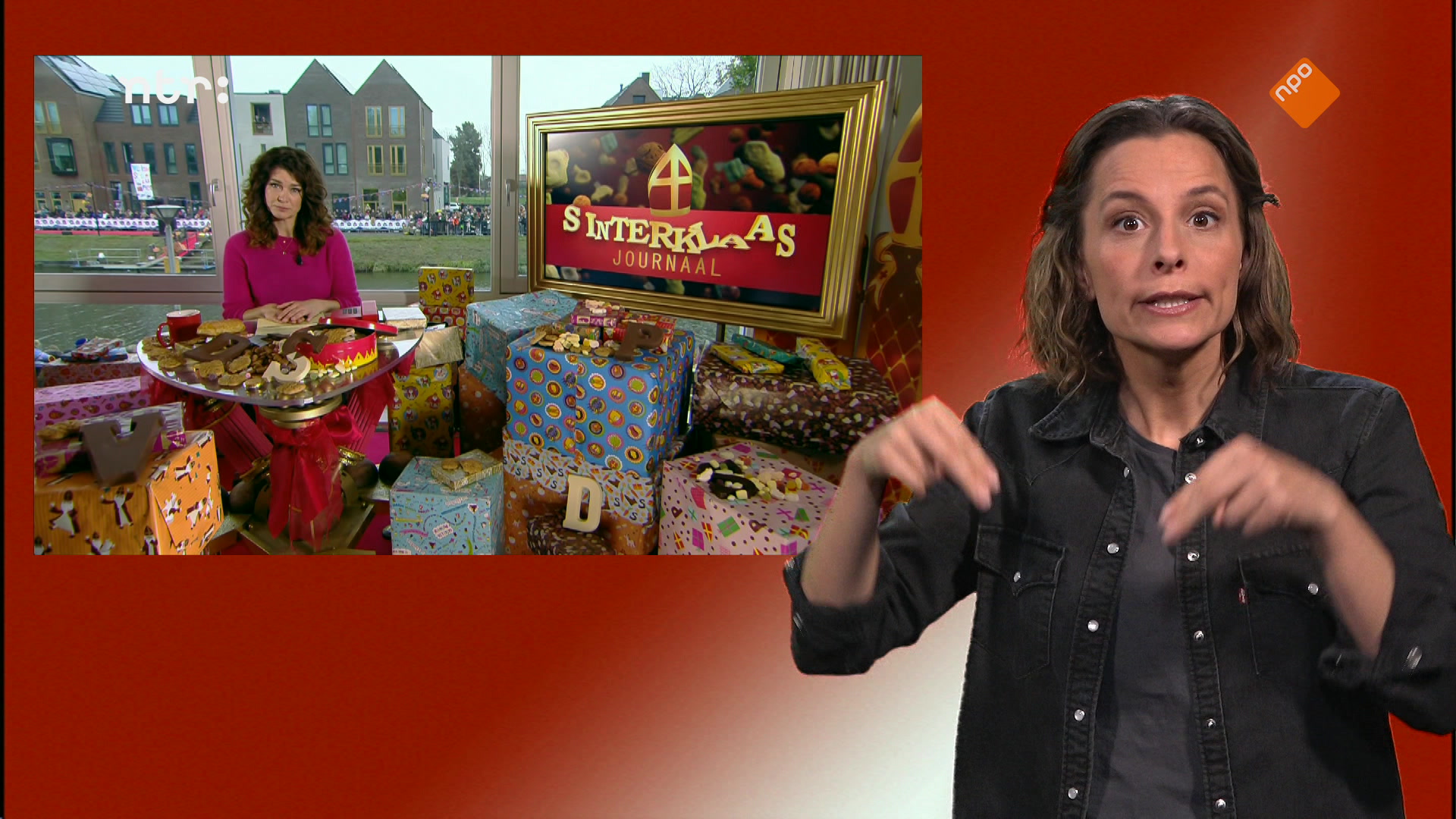 De intocht van Sinterklaas
