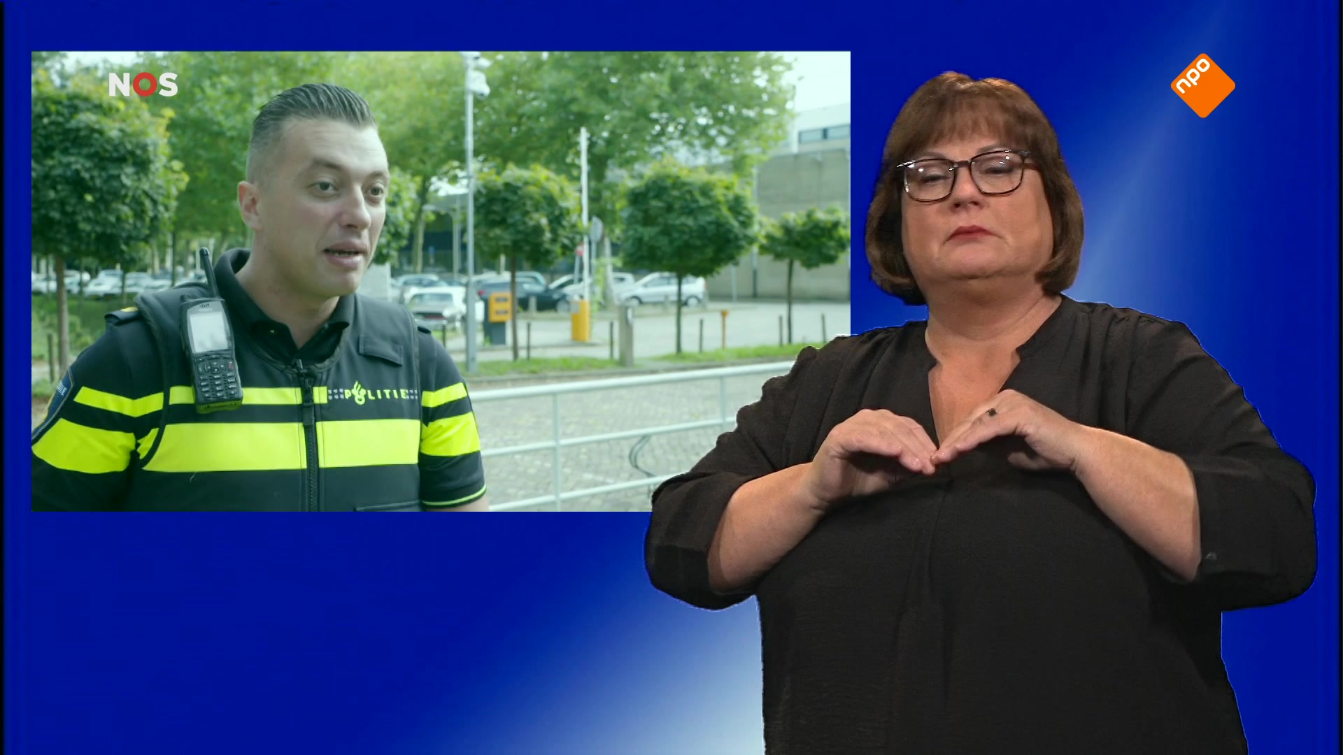 NOS Jeugdjournaal met gebarentolk