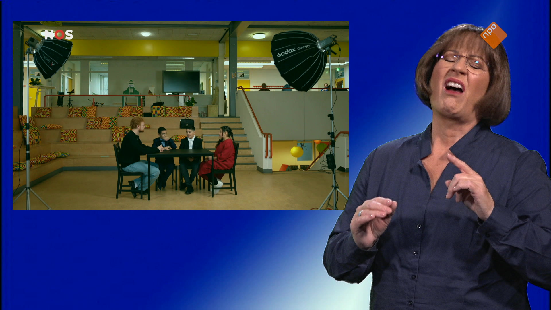 NOS Jeugdjournaal met gebarentaal