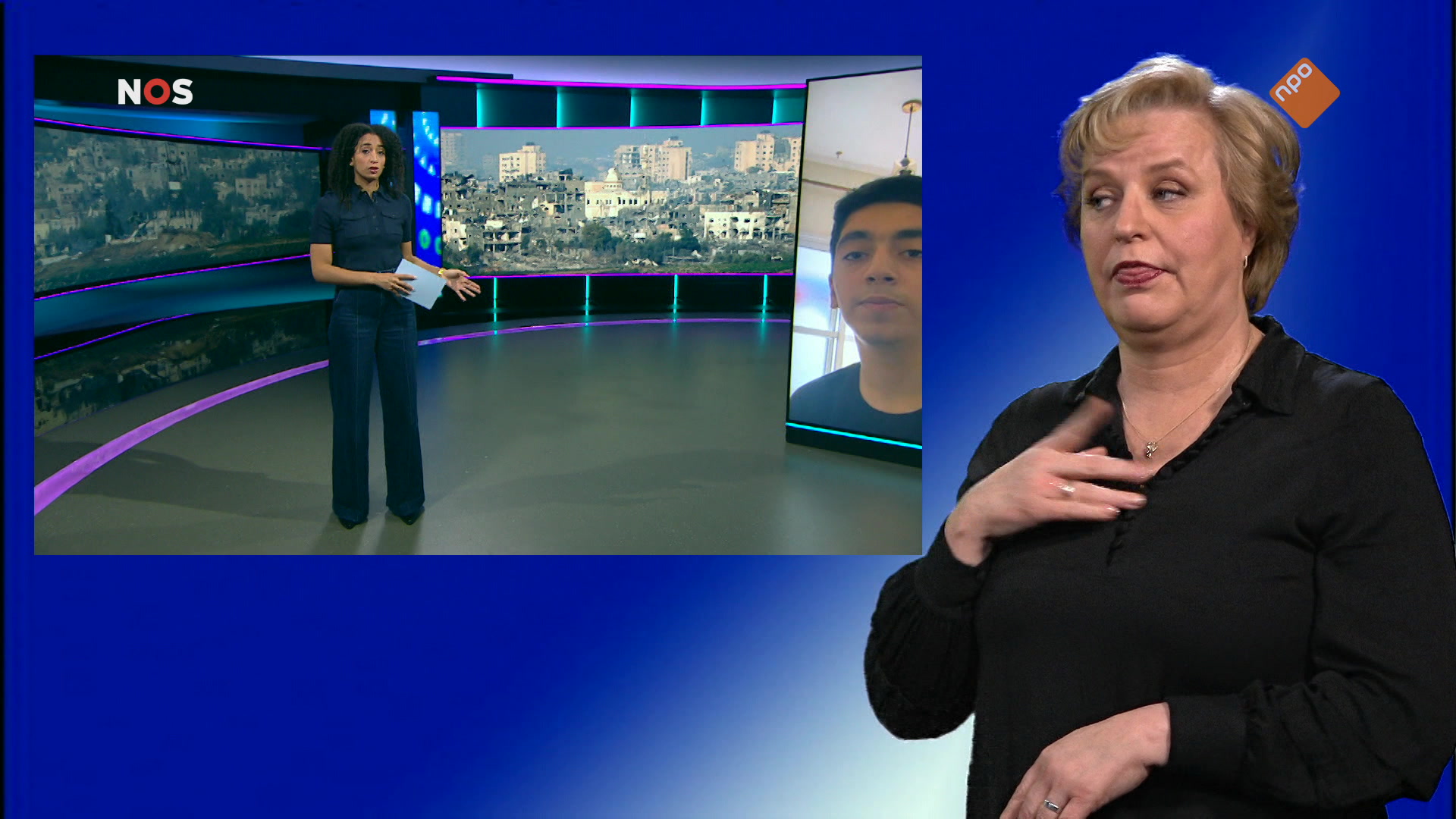 NOS Jeugdjournaal met gebarentaal