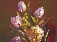 20. Tuin met tulpen