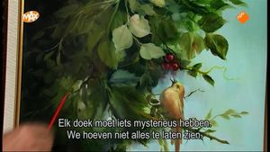 Alleen op een takje