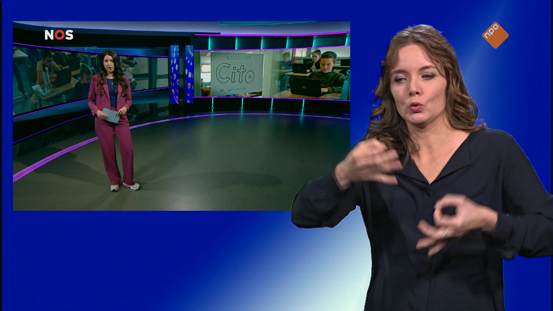 NOS Jeugdjournaal met gebarentaal