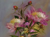25. Roze pioenrozen