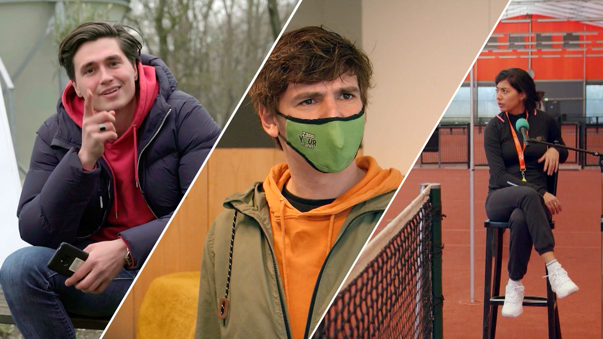 Tennisballen testen, een pretpark op het school...