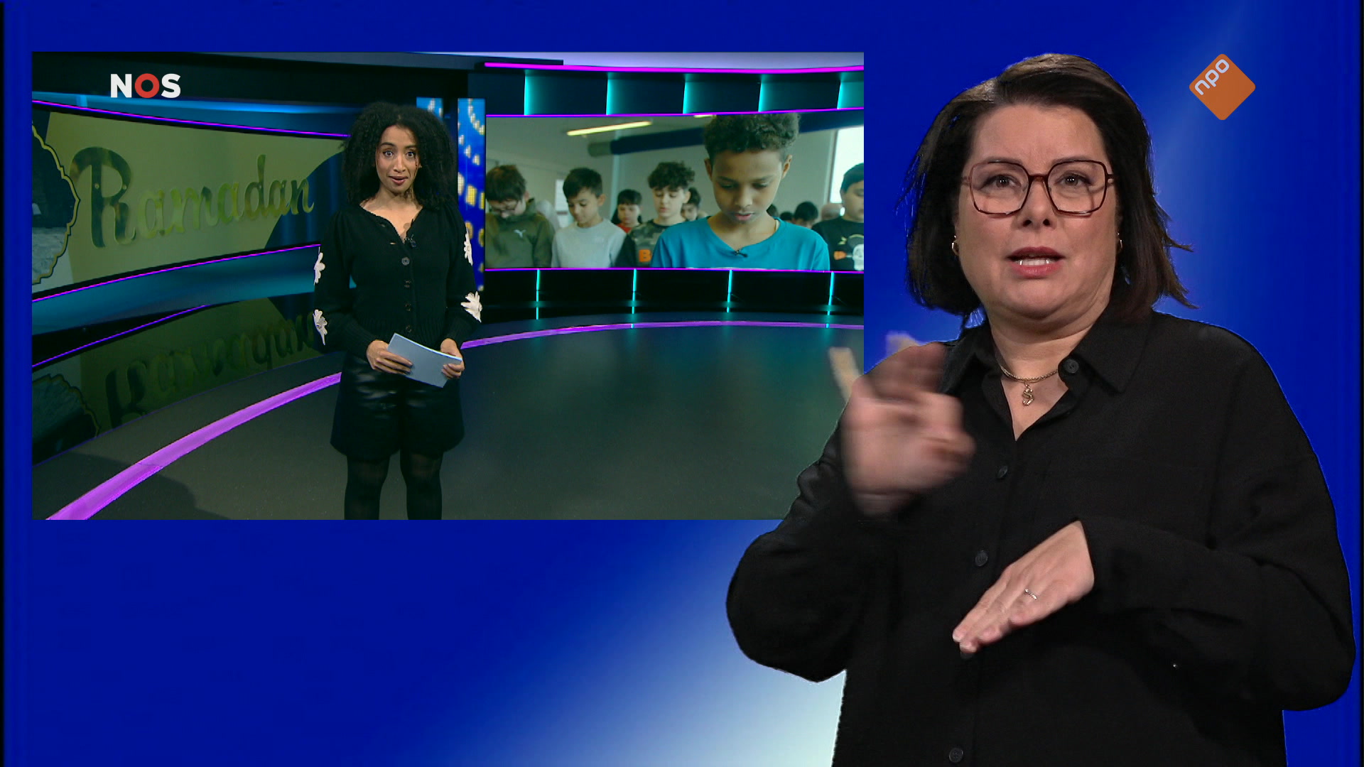 NOS Jeugdjournaal met gebarentaal