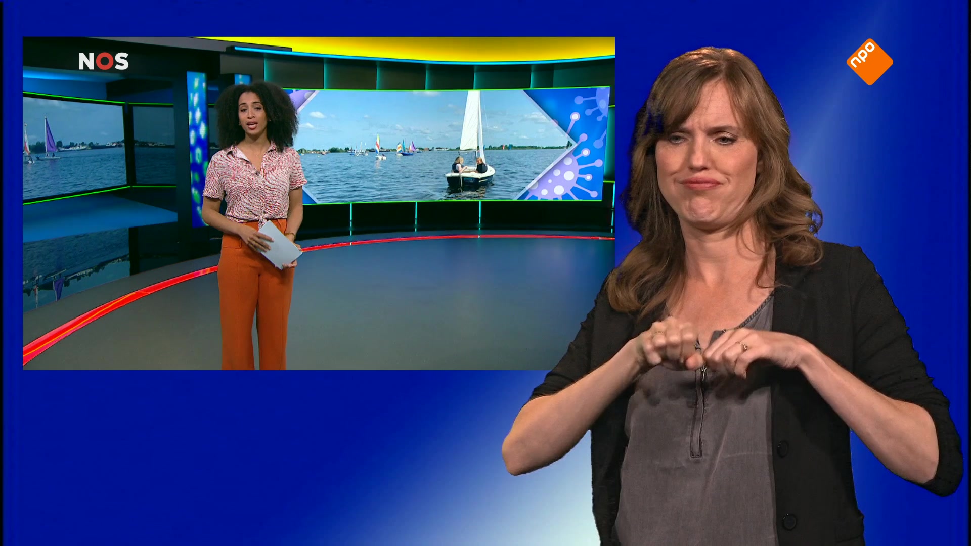 NOS Jeugdjournaal met gebarentolk