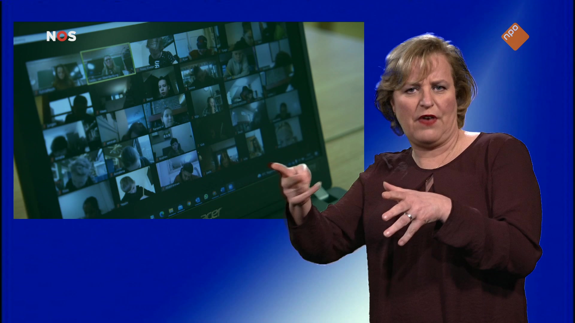 NOS Jeugdjournaal met gebarentolk