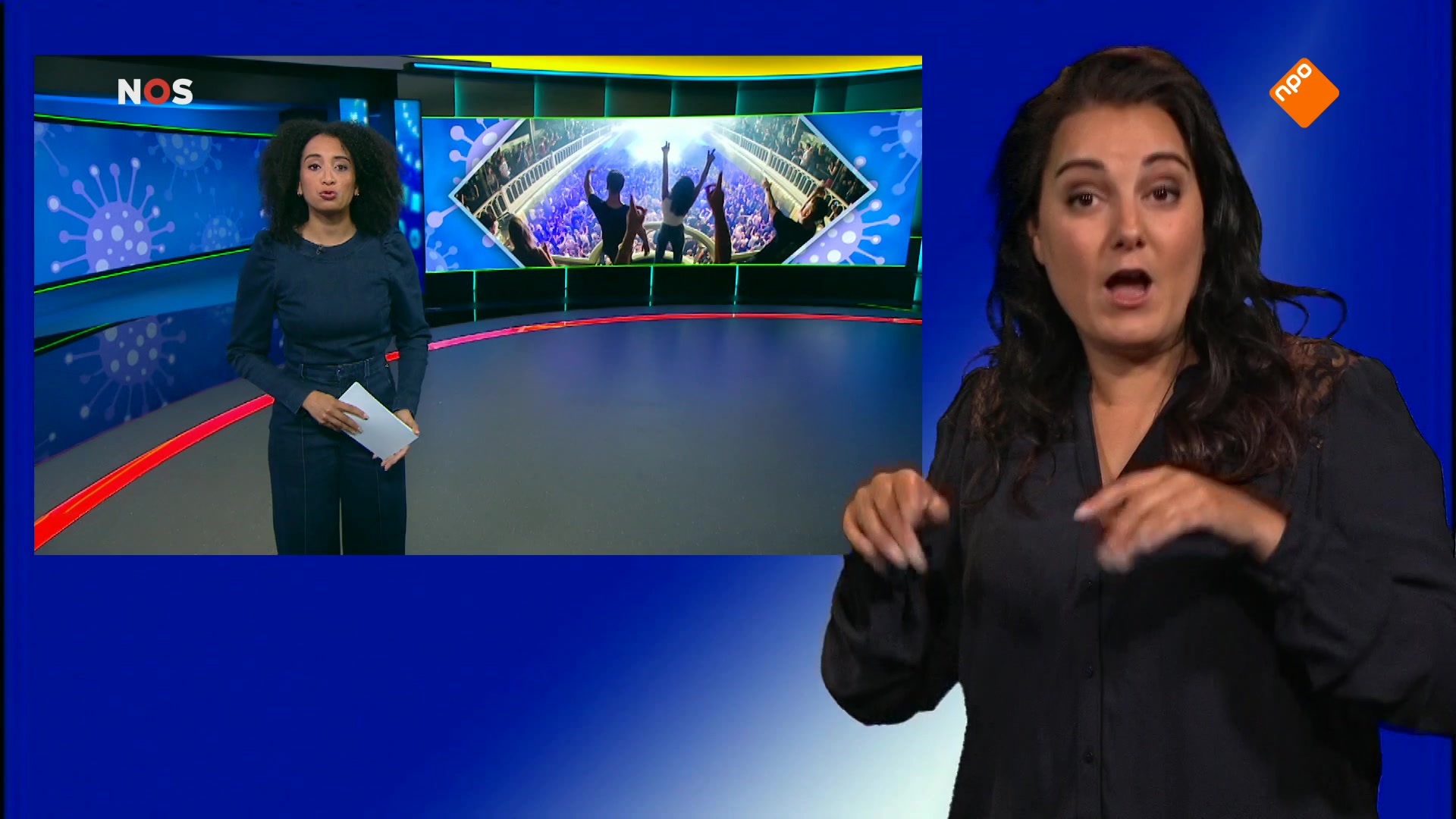 NOS Jeugdjournaal met gebarentolk
