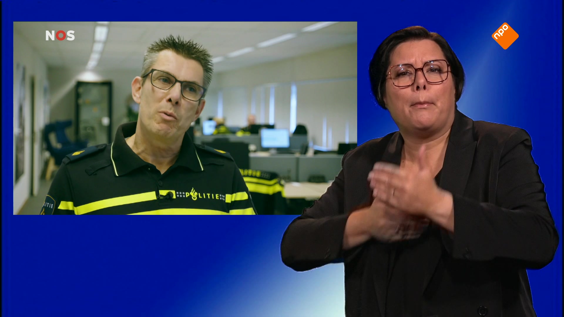 NOS Jeugdjournaal met gebarentolk