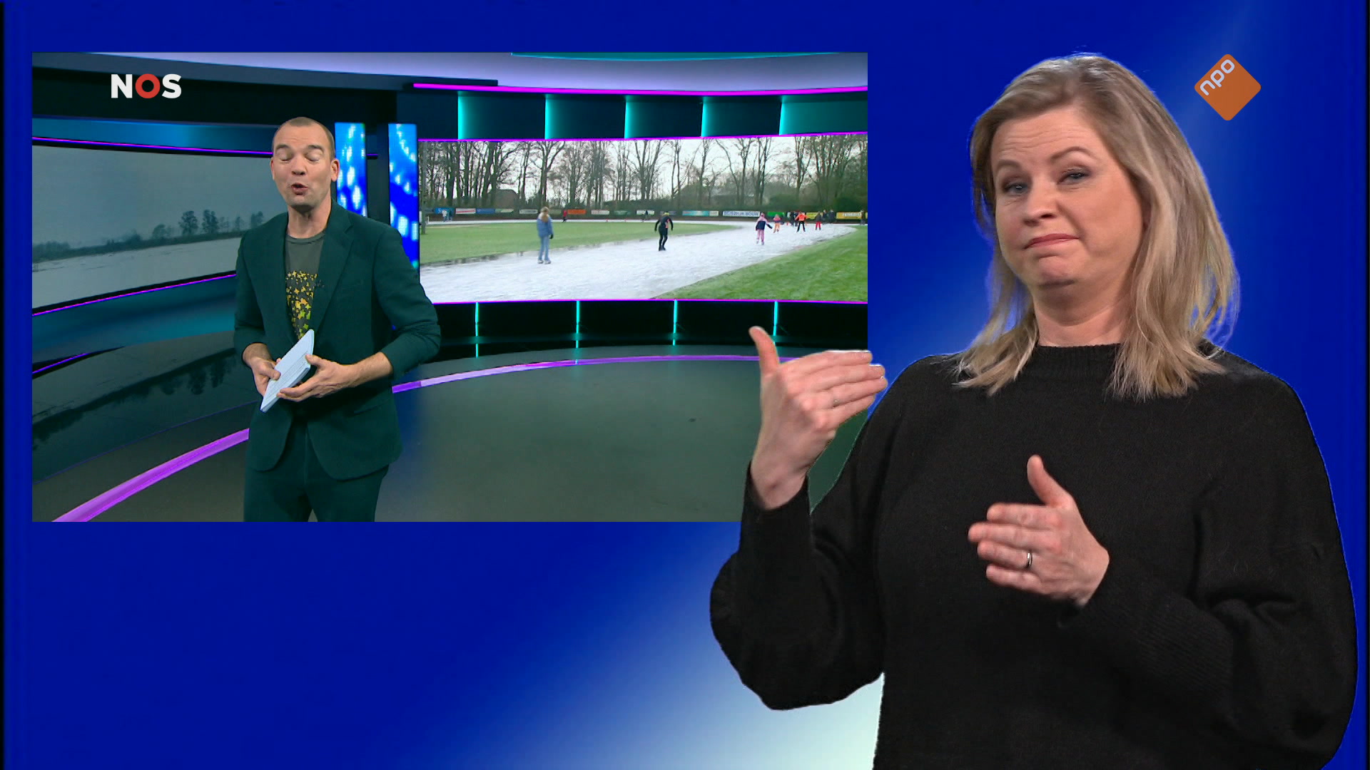 NOS Jeugdjournaal met gebarentaal