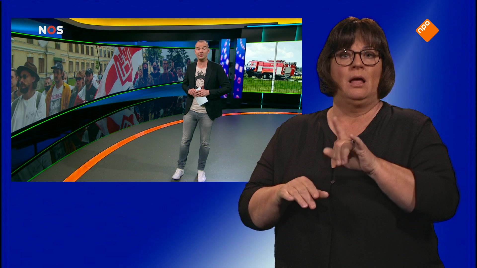 NOS Jeugdjournaal met gebarentolk