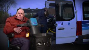 Taxi laat scootmobielers staan vanwege richtlijnen