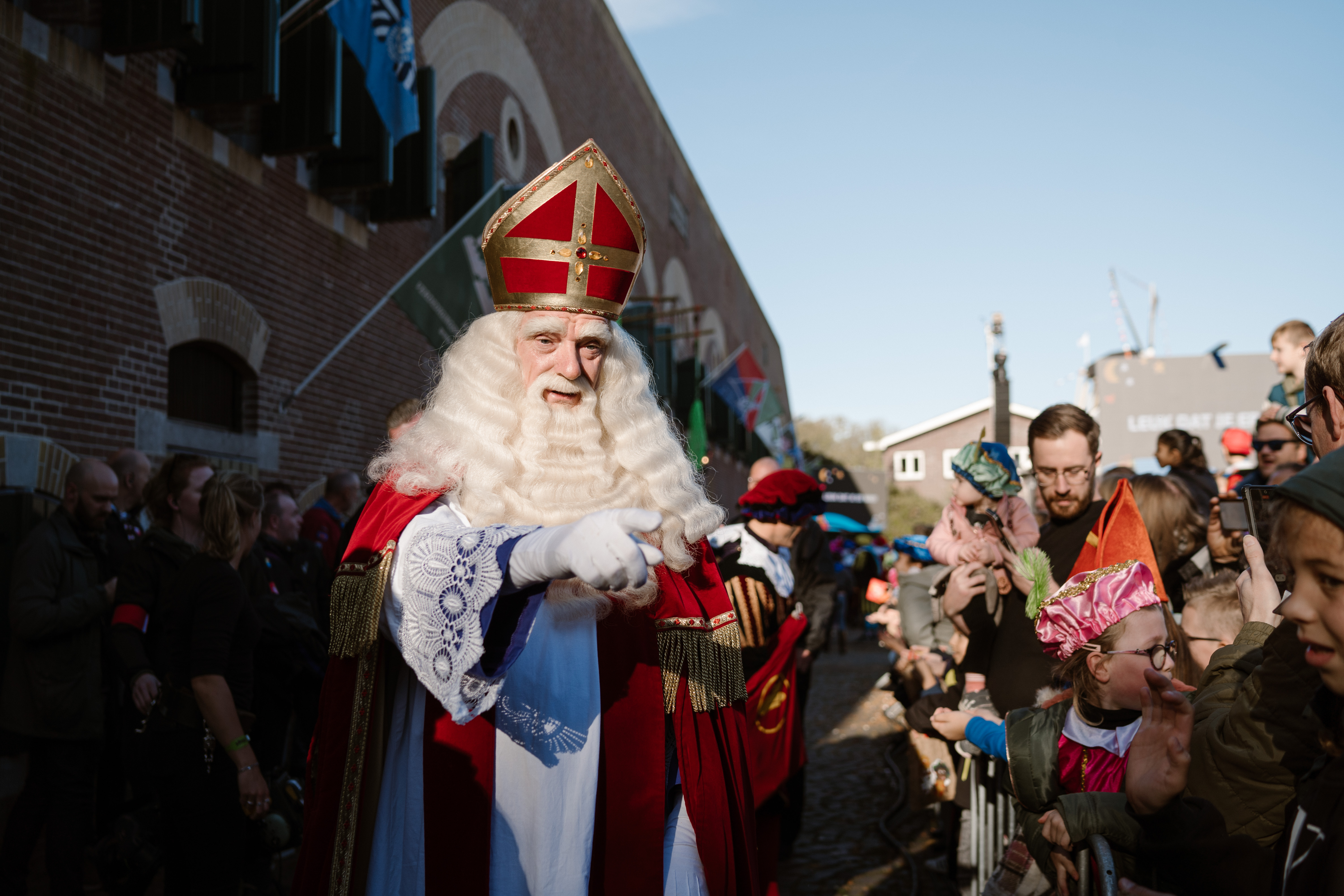 De intocht van Sinterklaas