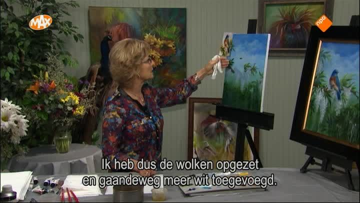 Witte regen en blauwkeelsialia