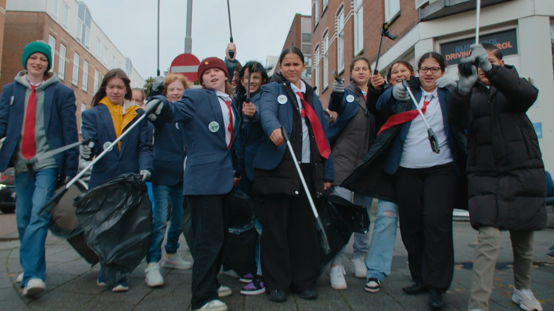 Groep 8 aan de macht | Rotterdam zwerfafval