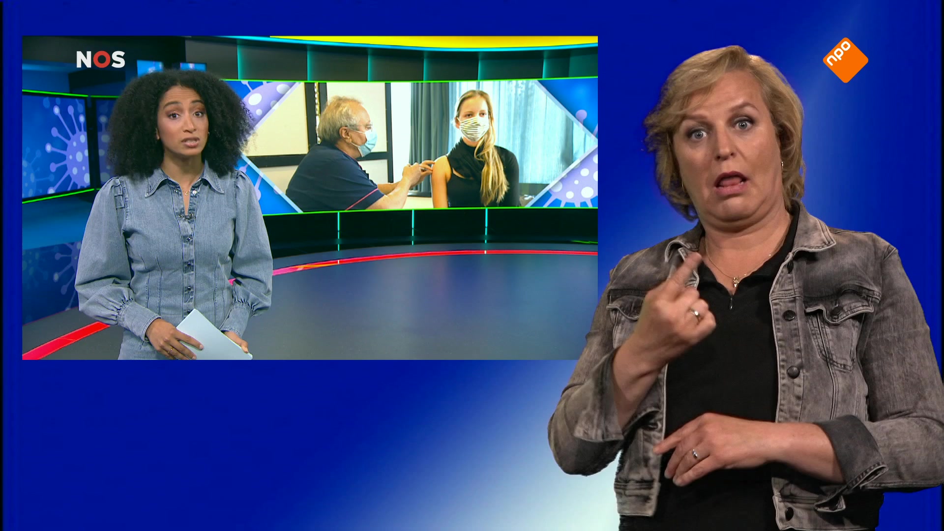 NOS Jeugdjournaal met gebarentolk