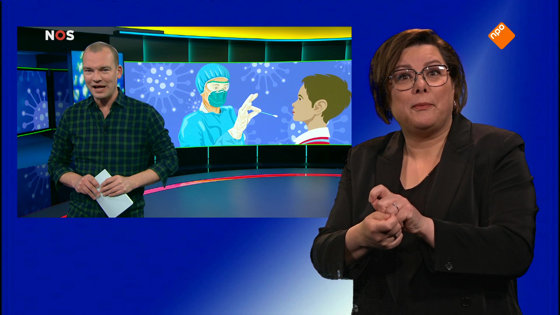 NOS Jeugdjournaal met gebarentolk