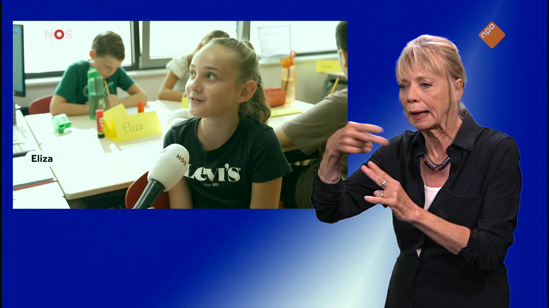 NOS Jeugdjournaal met gebarentaal